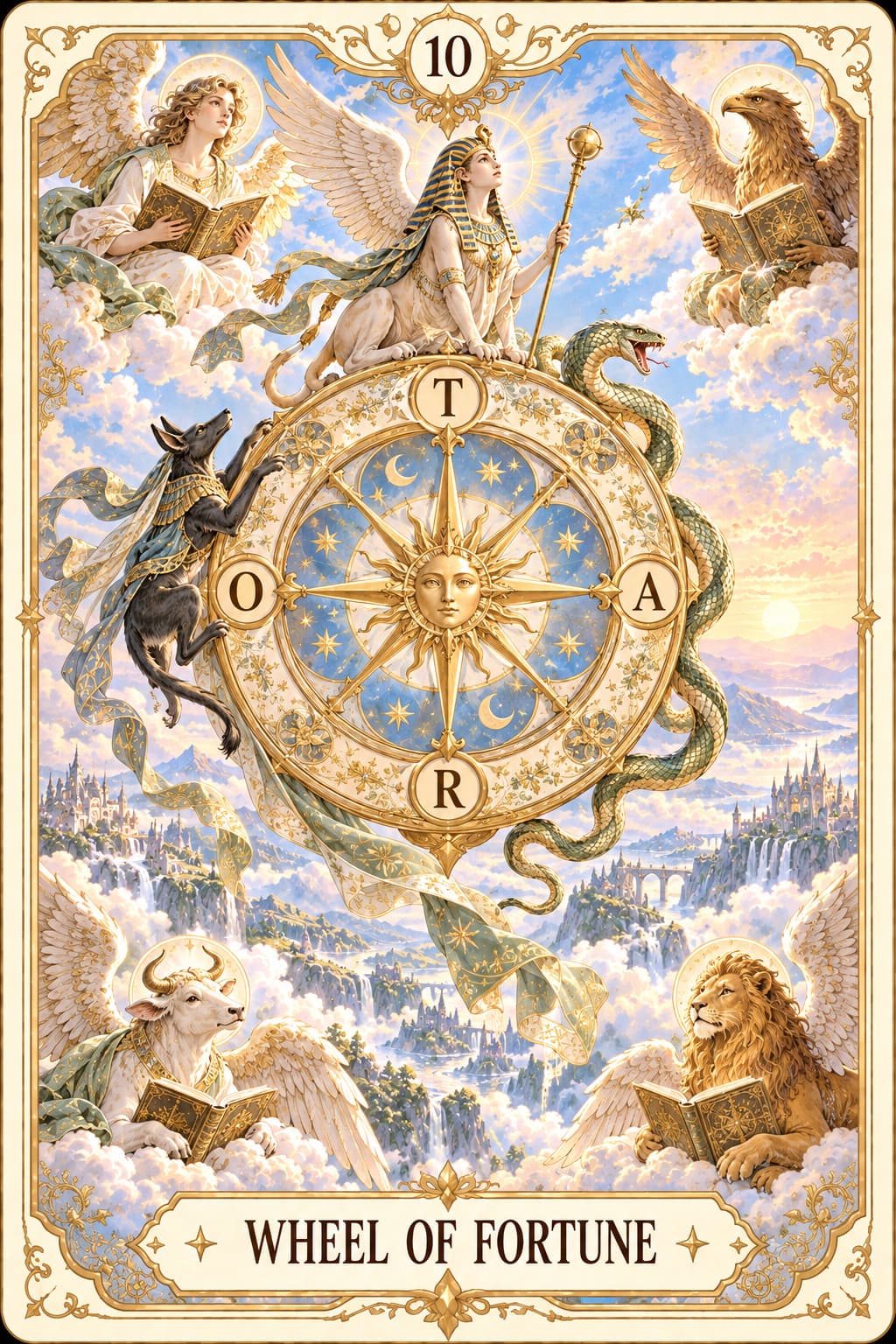 ไพ่ Wheel of Fortune (กงล้อโชคชะตา) — จังหวะและวงจร