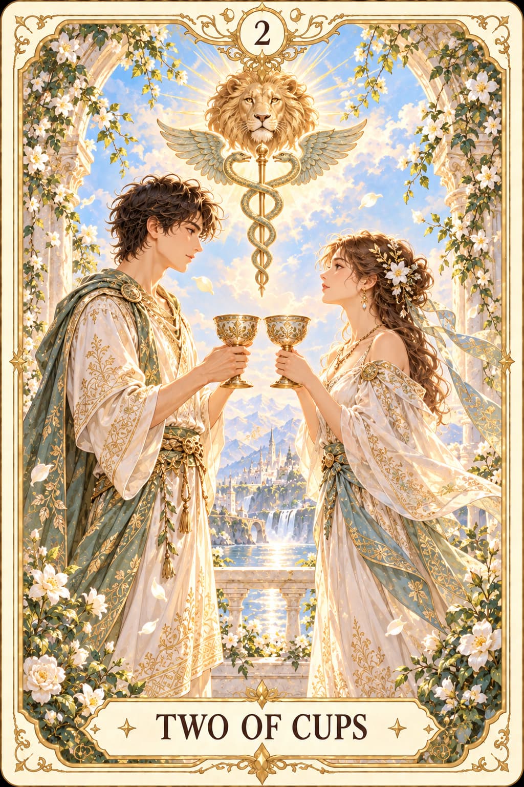 ไพ่ Two of Cups (2 ถ้วย) — คำพูด